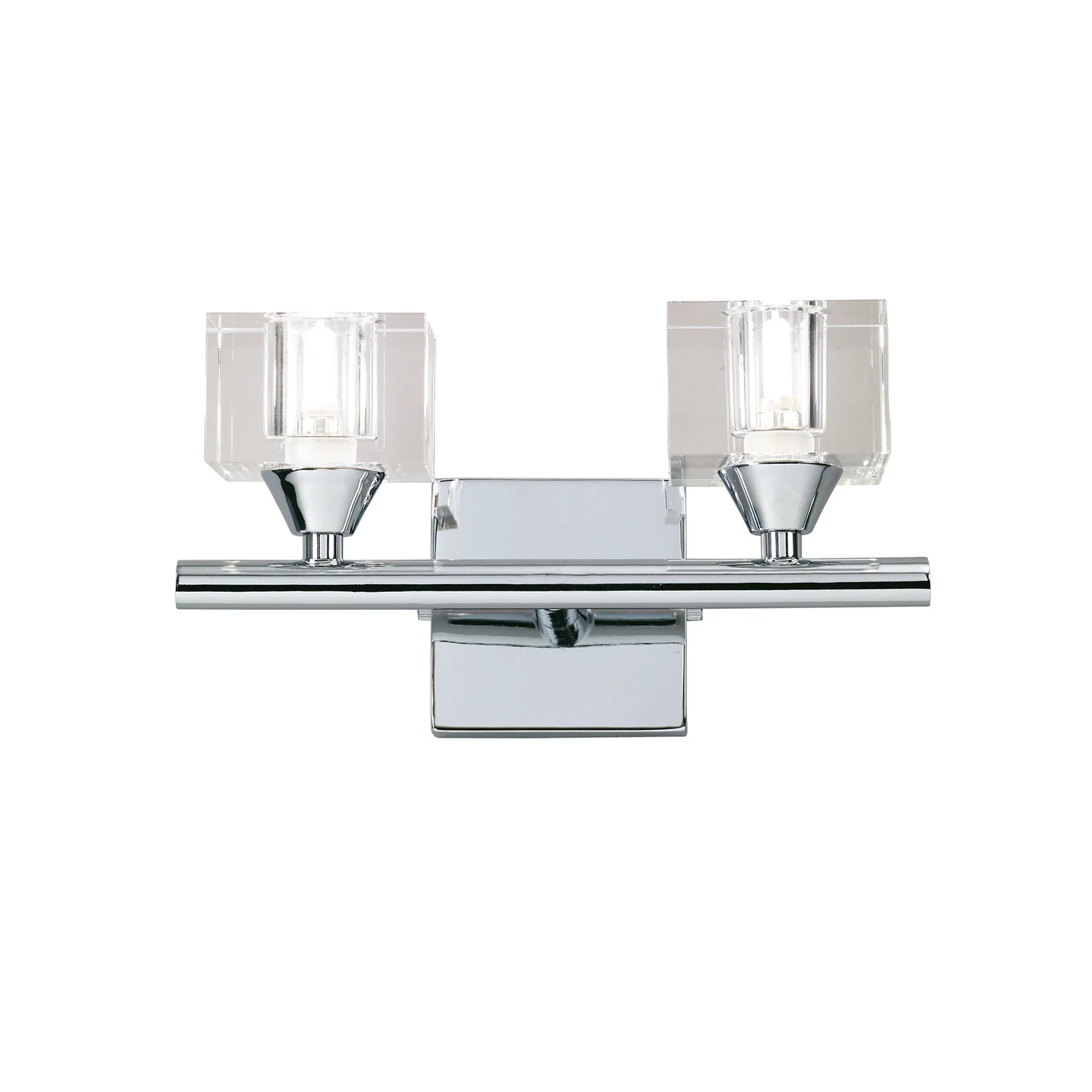 Cuadrax Polished Chrome Wall Lights Mantra Armed Wall Lights